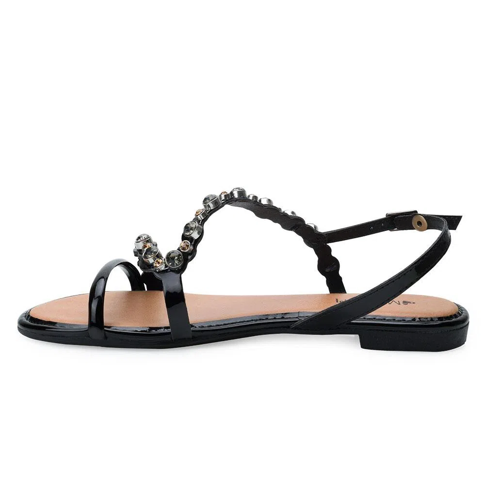 Glamour Gem Flat Sandal -MI02
