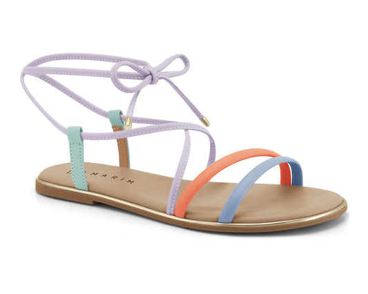 Colorful Strappy Flat Sandal-MI50