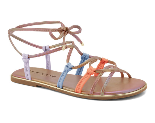 Vibrant Strappy Flat Sandal-MI63