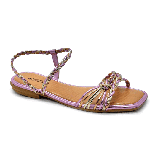 Braided Rainbow Sandal - MI01